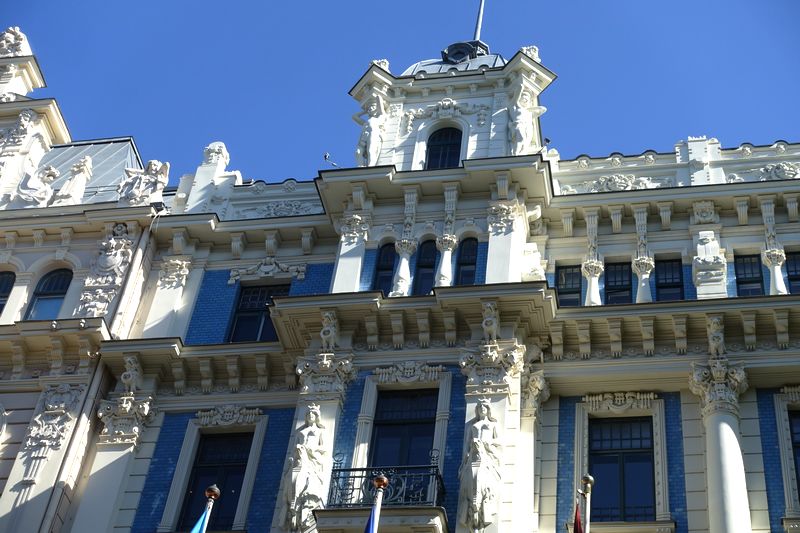 Seniorenreise2022-03 Jugendstilviertel in Riga